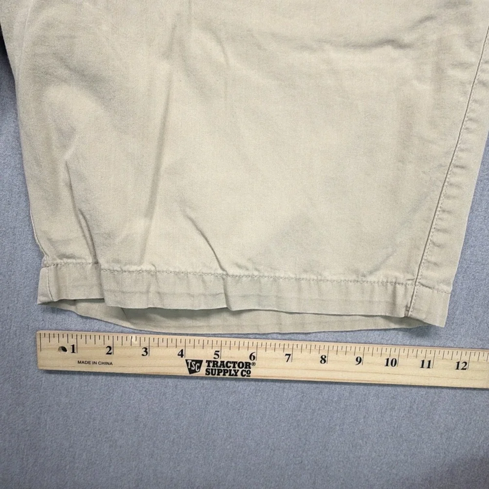 Patagonia Shorts Mens 34 Khaki Organic Cotton Chino Flat Front Casual Beige